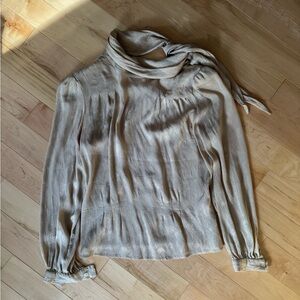 Vintage Arthur Chapnik 100% Silk Blouse | Size 10 (Fits Small 4–6)